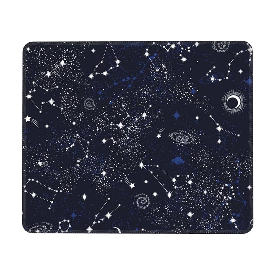 Amazon.co.jp: マウスパッド 小型 夜空 星空 星座 天体 月柄
